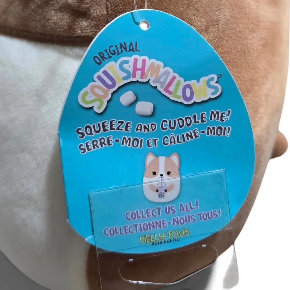Squishmallows Regina Corgi Boba Tea 8